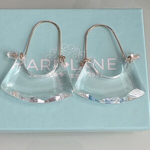 Park Lane Clear and Gold Earrings